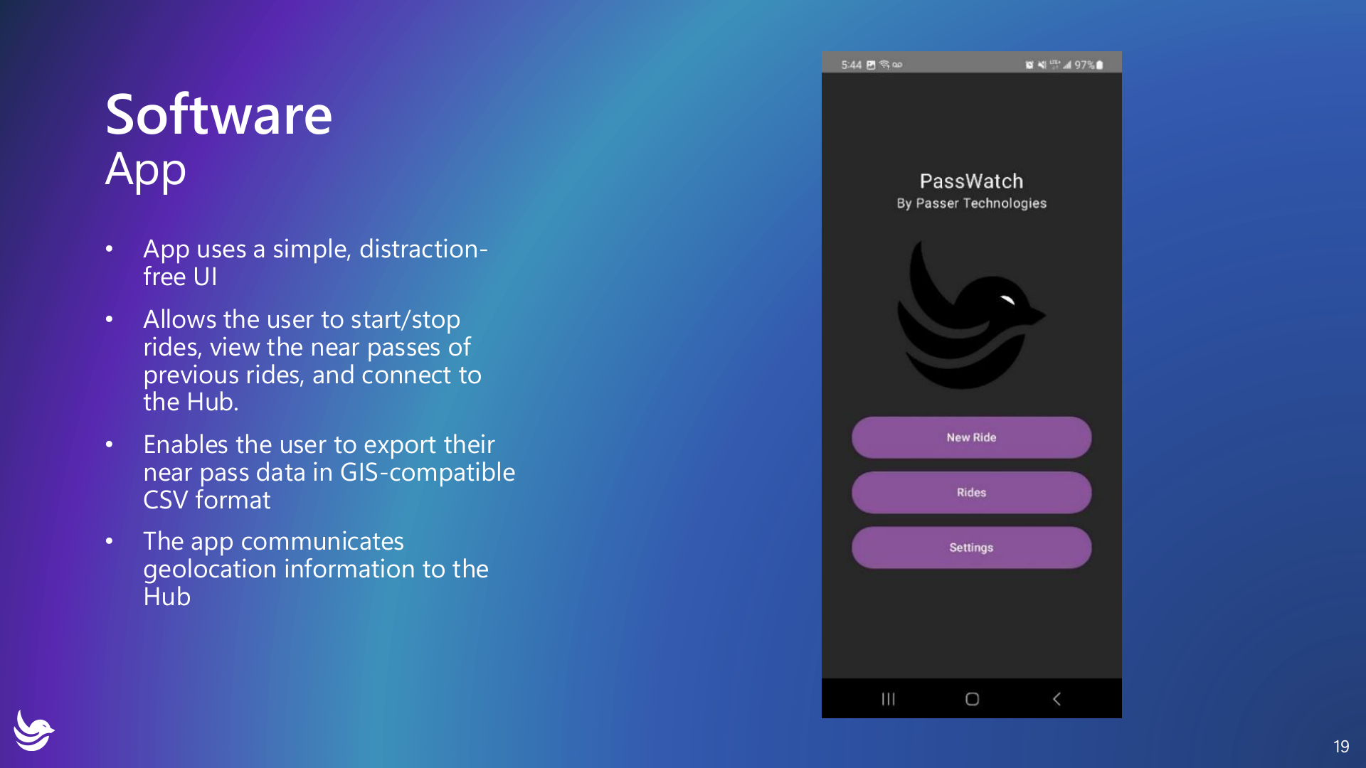 NPITS app / UI screens